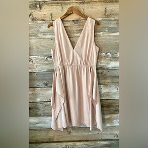 BCBG Max Azria “Cahya” Bare Pink Dress – Size 12 – NWT – MSRP $268 🌸✨